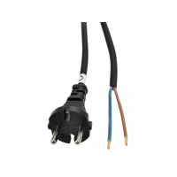 Napájací kábel 2x1,5mm 3m čierny