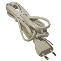 Kábel napájací flexo 2x0,75mm 250V 2m