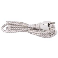 Kábel napájací 3x0,75mm 10A 250V 2,4m opletený