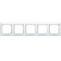 Rámik 5-násobný 774455 biely Valena