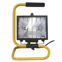 Reflektor 500W čierny s držiak