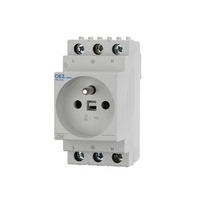 Zásuvka ZSE-06 na DIN lištu 